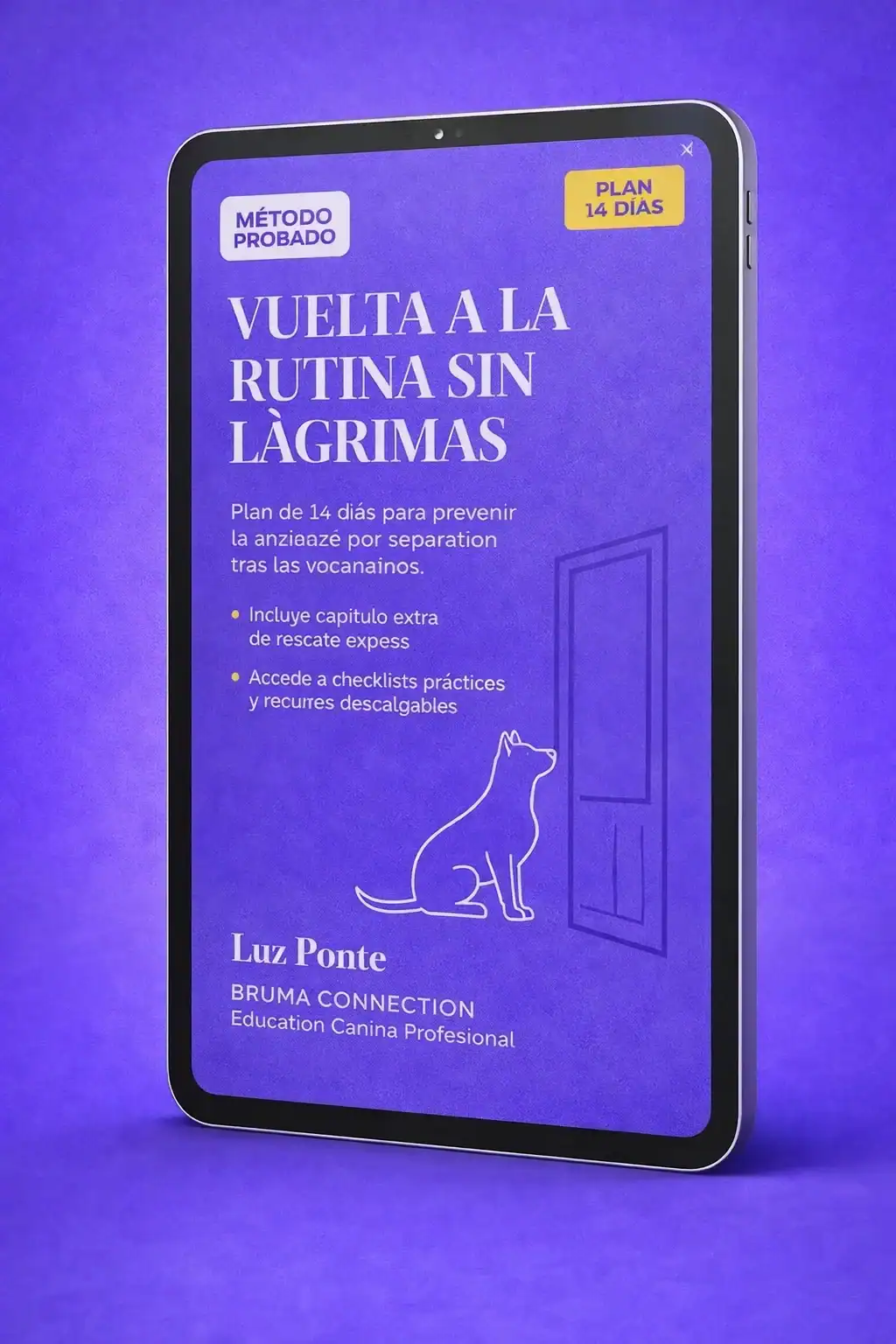 Vista del eBook en una tablet